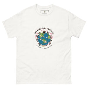 The World Rolls With Us Tee